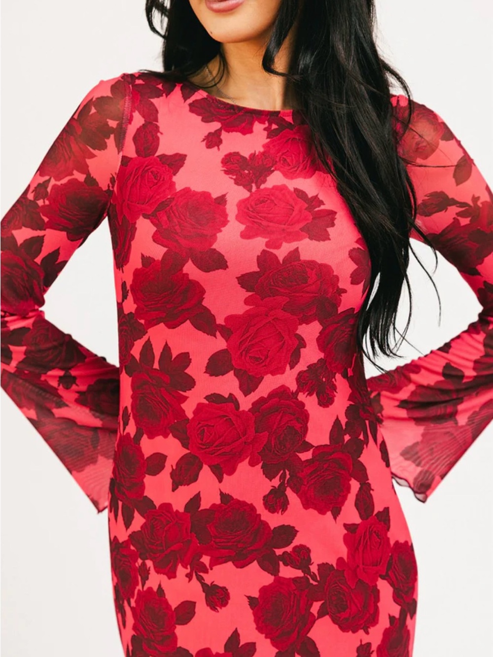 BE RIGHT THERE MESH DRESS - ZOCO - Picture 6 of 16